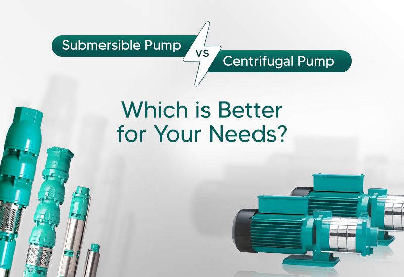 submersible Pump vs Centrifugal pump