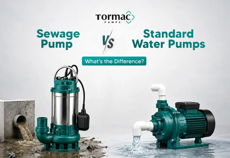Sewage Pumps vs Standard Water Pumps: What’s the Difference?